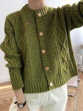 Casual Metal Button Knitting Sweater Tops